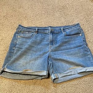 Denim shorts